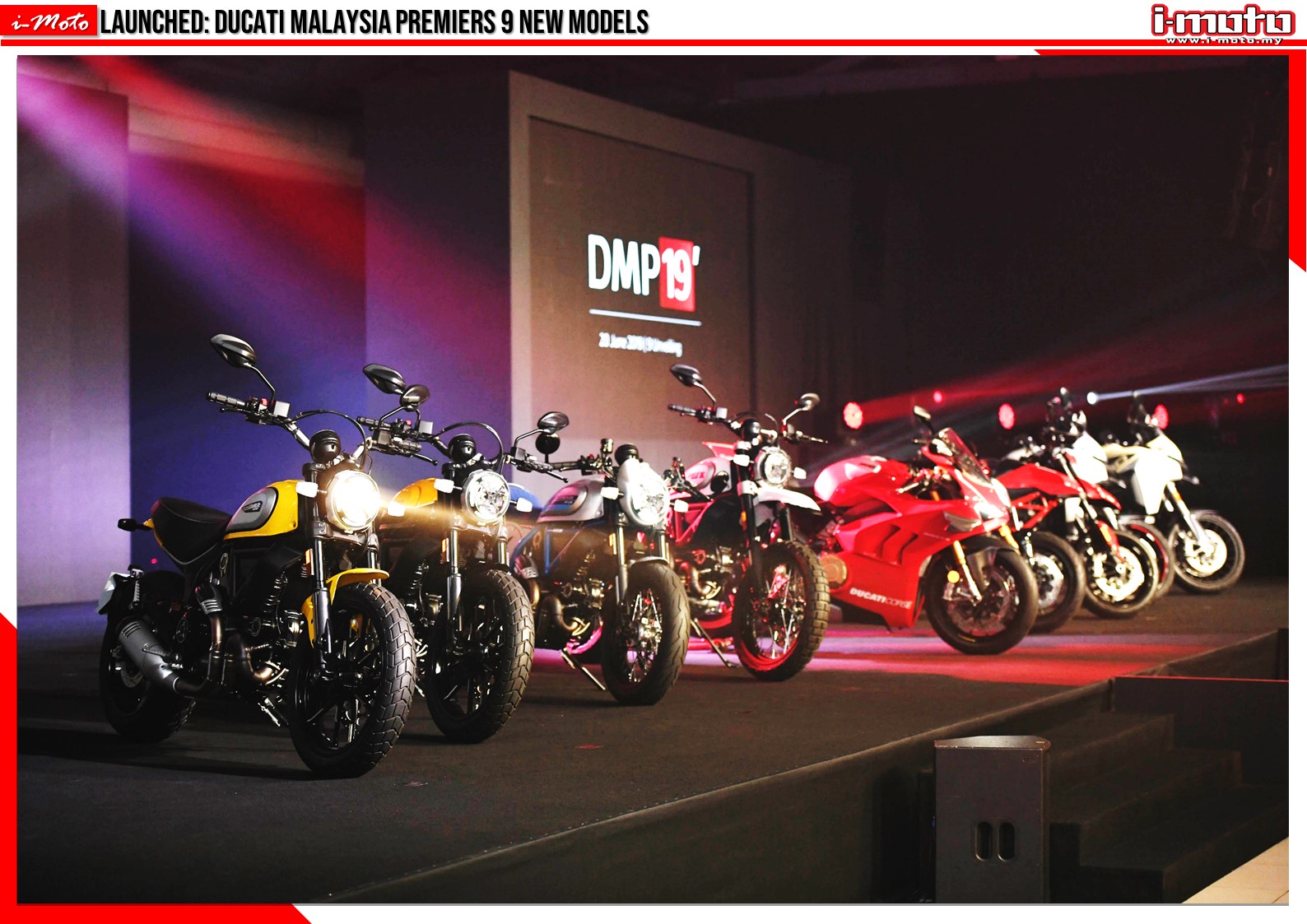 I-Moto  DUCATI PREMIERS 9 EXCITING NEW MOTORCYCLES FOR 2019